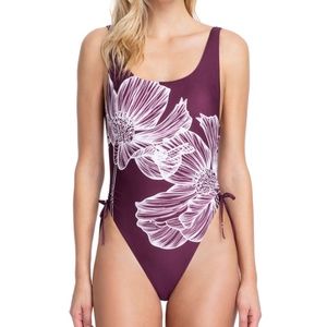 Gottex Swim Nwt Gottex Collection Lily Wine One Piece Poshmark